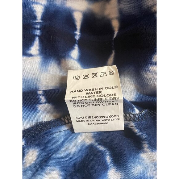 Bloomchic Womens Tunic Top 14/16 Tie Dye V-Neckline Flowy Hemline Hippie Boho - Picture 5 of 8